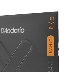 D'Addario Fretted XTJ1023 XT Nickel Medium 010-023 (5-strenge) Banjo Strengest