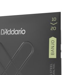 D'Addario Fretted XTJ1020 XT Stainless Steel 010-020 (5-strenge) banjo strengest
