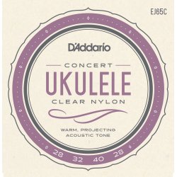 D'Addario Fretted EJ65C Concert Pro Art ukulele strengest