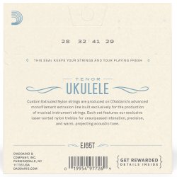 D'Addario Fretted EJ65T Pro Art Tenor ukulele strengest