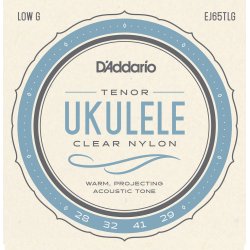 D'Addario Fretted EJ65TLG Tenor Low G ukulele strengest