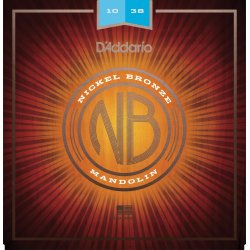 D'Addario Fretted NBM1038 Nickel Bronze Light 010-038 mandolin strengest