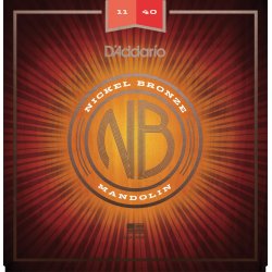 D'Addario Fretted NBM1140 Nickel Bronze Medium 011-040 mandolin strengest