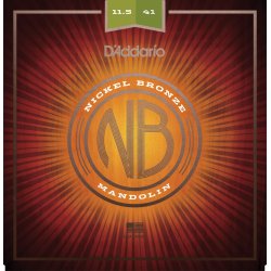 D'Addario Fretted NBM11541 Nickel Bronze Medium/Heavy 0115-041 mandolin strengest