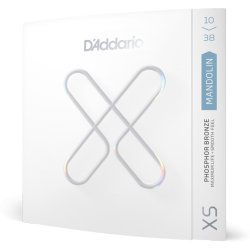 D'Addario Fretted XSM1038 XS Phosphor Bronze Light 010-038 mandolin strengest 