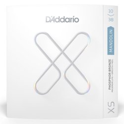 D'Addario Fretted XSM1038 XS Phosphor Bronze Light 010-038 mandolin strengest 