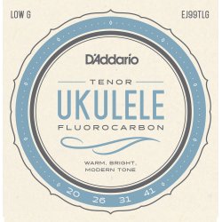 D'Addario Fretted EJ99TLG Tenor Carbon Low G ukulele strengesæt