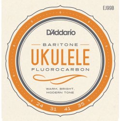 D'Addario Fretted EJ99B Baritone Carbon ukulele strengest