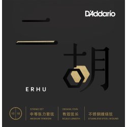 D'Addario Fretted ERHU01 Erhu Steel/Flatwound Medium 010-018 folkeinstrument strengest