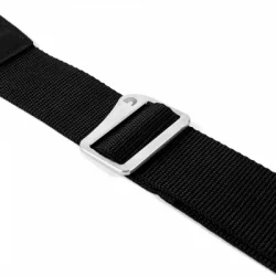 D'Addario Accessories 25HYB00 Lderrem Eco Leather Hybrid 64mm sort