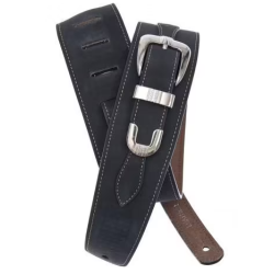D'Addario Accessories 25LBB00 64mm Lderrem Belt Buckle Black
