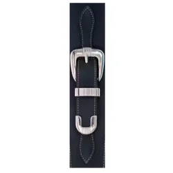 D'Addario Accessories 25LBB00 64mm Lderrem Belt Buckle Black