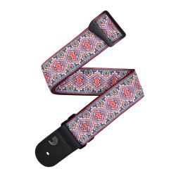 D'Addario Accessories 50RW07 Eco-Comfort Vvet Nylon 50mm Guitarrem (Persian Hvid)