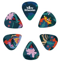 D'Addario Accessories 1CWH4-10B9 Plekter Yellow Submarine 15 stk+Tinbox - Under The Sea