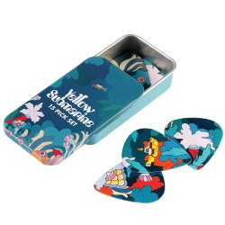 D'Addario Accessories 1CWH4-10B9 Plekter Yellow Submarine 15 stk+Tinbox - Under The Sea