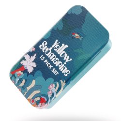 D'Addario Accessories 1CWH4-10B9 Plekter Yellow Submarine 15 stk+Tinbox - Under The Sea