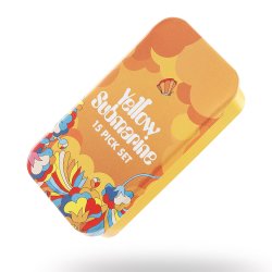 D'Addario Accessories 1CWH4-11B1 Plektrum Yellow Submarine 15 stk+Tinbox - Primrose Prair