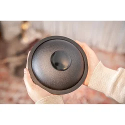 Meinl Sonic Energy MSTD1BK 6" Mini Steel Tongue Drum (C-dur, sort) inkl. pose &amp; k�ller 
