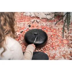 Meinl Sonic Energy STD2BK 12" Steel Tongue Drum (A Akebono, sort) inkl. taske &amp; k�ller 
