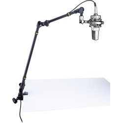 Hercules DG107B podcast-mikrofon- og kameraarmstativ