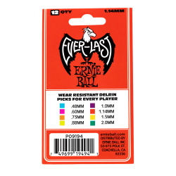 Ernie Ball EB-9194 Everlast Pick 1.14 mm R�d (12 stk)