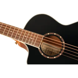 Ortega D8CE-5-L Venstreh�ndet 5-strenget Akustisk Bas m/mikrofon &amp; cutaway (Spruce/ Mahogany Black)