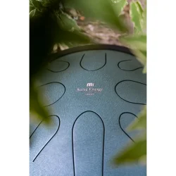 Meinl Sonic Energy CSTD1DG Kompakt Steel Tongue Drum (h-mol, 8 Toner, 432 Hz, M�rkegr�n)