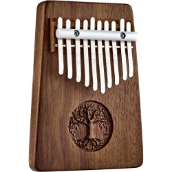 Meinl Sonic Energy KL1001TOL Solid Tree Of Life Kalimba C Dur 10 Noder (Sort Valn�d) inkl. tilbeh�r