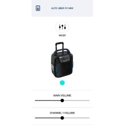 ALTO BER FX 2 Transportabelt Batteridrevet PA-system