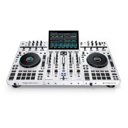 Denon DJ PRIME 4+ Professionel Stand-Alone 4-decks DJ-Controller (Special Edition White)