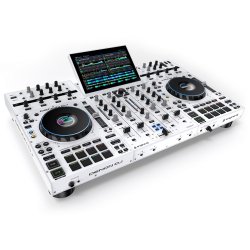Denon DJ PRIME 4+ Professionel Stand-Alone 4-decks DJ-Controller (Special Edition White)