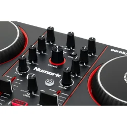 Numark Party Mix III 2-deck DJ Controller m/Lysshow, Stems-kontrol &amp; Bluetooth MIDI