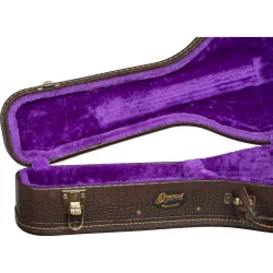 Ortega RMAE200PF Americana Serie A-style Mandolin m/mikkrofon inkl. kuffert (Flamed Maple/Mahogany purple fade)