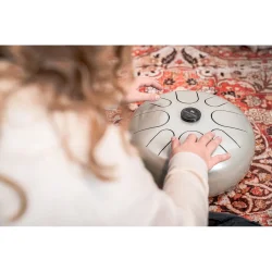 Meinl Sonic Energy STD4PG 12" Steel Tongue Drum (G-mol, perlegr�) inkl. taske &amp; k�ller 