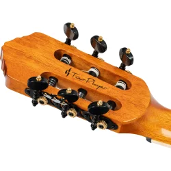 Ortega RTP-LTD TourPlayer Serien Nylonstrenget Guitar m/mikrofon, thin body &amp; slim neck inkl. taske (Ziricote Gloss)