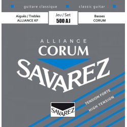 Savarez 500AJ Alliance Corum High Tension Spansk Guitar Strenges�t      