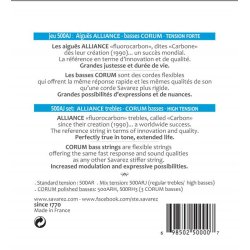 Savarez 500AJ Alliance Corum High Tension Spansk Guitar Strenges�t      