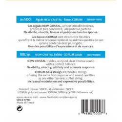 Savarez 500CJ New Cristal Corum High Tension Spansk Guitar Strenges�t   