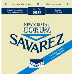 Savarez 500CJ New Cristal Corum High Tension Spansk Guitar Strenges�t   