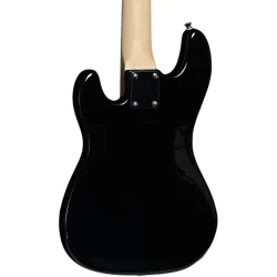 Beaton Prominent Shortscale BK 3/4 Strrelse 4-strenget Elektrisk Brne Bas (Sort) 