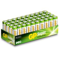 GP Batteries LR6/AA-40PACK Super Alkaline AA 1,5V Batterier Bulk-Pack 40 stk