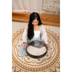 Meinl Sonic Energy WD16WB Blge Tromme m/et syntetisk skind &amp; et gede skind (16"/40cm,Valndbrun)