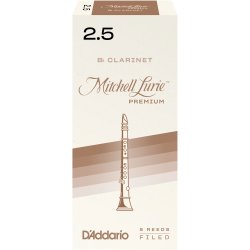 D'Addario Woodwinds RMLP5BCL250 M.Lurie Premium Bb-Klarinet r�rblad 5-p. 2.5