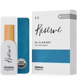 D'Addario Woodwinds ODBR1025 Org. Reserve Eb Klarinet rrblad 10-p 2.5
