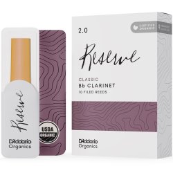 D'Addario Woodwinds ODCT1020 Org. Reserve Classic Bb Klarinet rrblad 10-p 2.0