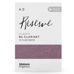 D'Addario Woodwinds ODCT1040 Org. Reserve Classic Bb Klarinet rrblad 10-p 4.0