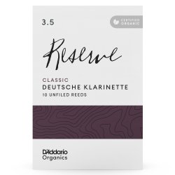 D'Addario Woodwinds ORCR1035D Org. Reserve Classic German klarinet r�rblad 10-p 3.5
