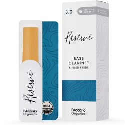 D'Addario Woodwinds ODER0530 Reserve Bas-klarinet rrblad 5-p 3.0