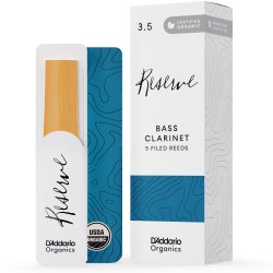 D'Addario Woodwinds ODER0535 Reserve Bas-klarinet rrblad 5-p 3.5