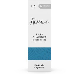 D'Addario Woodwinds ODER0540 Reserve Bas-klarinet rrblad 5-p 4.0